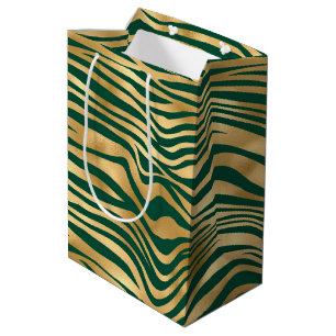 Smerald en Goud Safari Serie Ontwerp 4 Medium Cadeauzakje