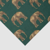 Smerald en Goud Safari Serie Ontwerp 4 Tissuepapier (Detail)