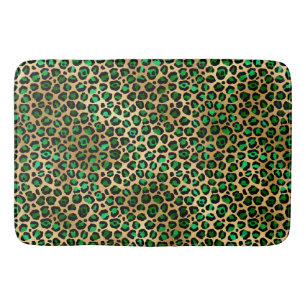 Smerald en Goud Safari Serie Ontwerp 8 Badmat