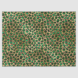 Smerald en Goud Safari Serie Ontwerp 8 Tissuepapier
