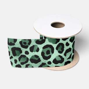 Smerald en Goud Safari Serie Ontwerp 9 Satijnen Lint