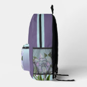 Smeraldo-bloem Bedrukte Rugzak (Rechts)