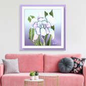 Smeraldo-bloem Canvas Afdruk (Insitu (Woonkamer))