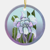 Smeraldo-bloem Keramisch Ornament (Voorkant)