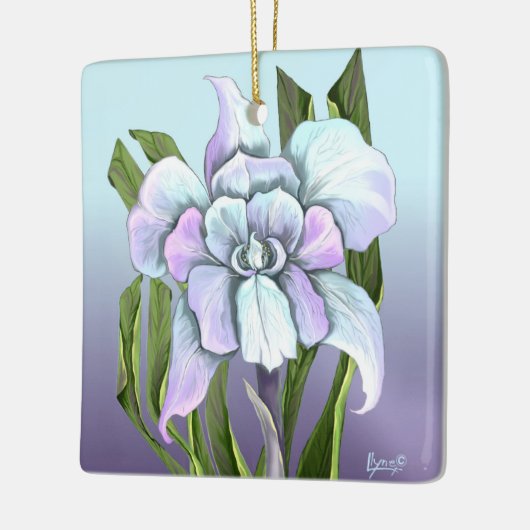 Smeraldo-bloem Keramisch Ornament (Links)