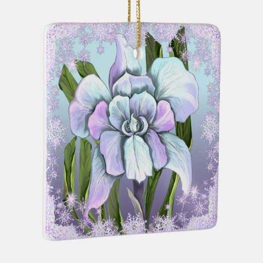 Smeraldo-bloem Keramisch Ornament (Rechts)