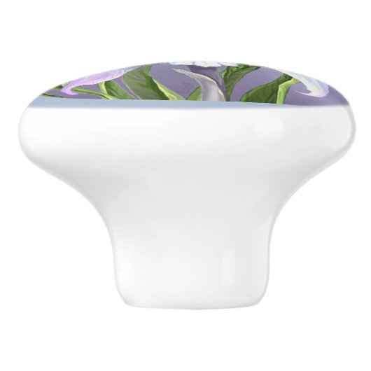 Smeraldo-bloem Keramische Knop (Zijkant)