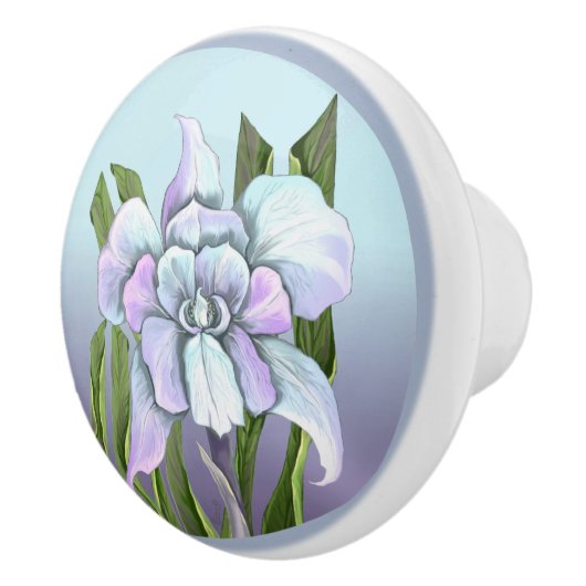 Smeraldo-bloem Keramische Knop (Rechts)