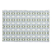 Smeraldo-bloem Kussensloop (Achterkant)