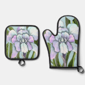 Smeraldo-bloem Ovenwant & Pannenlap Set (Voorkant)