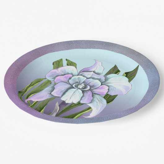 Smeraldo-bloem Papieren Bordje (Gekanteld)