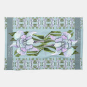 Smeraldo-bloem Theedoek (Horizontaal)