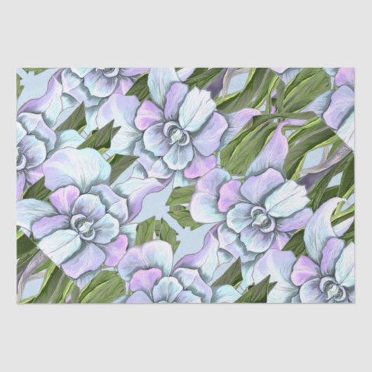 Smeraldo-bloem Tissuepapier (Voorkant)