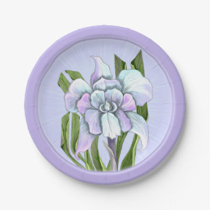 Smeraldo bloemen papieren borden bordje