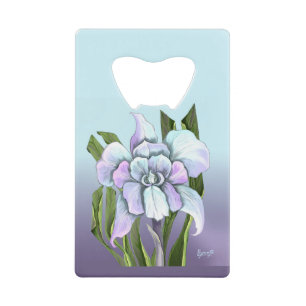 Smeraldo-bloemenkaart flesopening creditkaart flessenopener