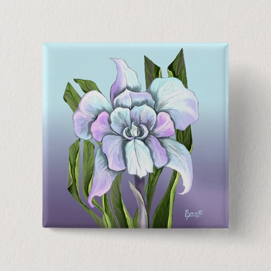 Smeraldo-Button Vierkante Button 5,1 Cm (Voorkant)