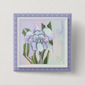 Smeraldo-Button Vierkante Button 5,1 Cm (Voorkant)