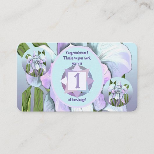 Smeraldo Flower Award Visitekaartje (Voorkant)