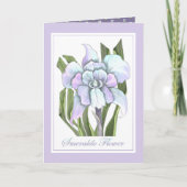 Smeraldo Flower Bedankkaart (Voorkant)