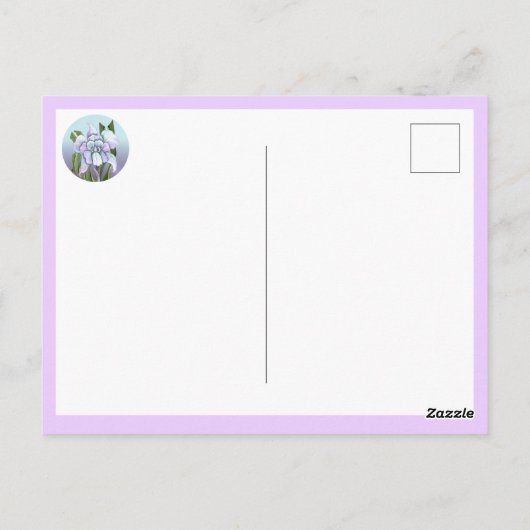 Smeraldo Flower Briefkaart (Achterkant)