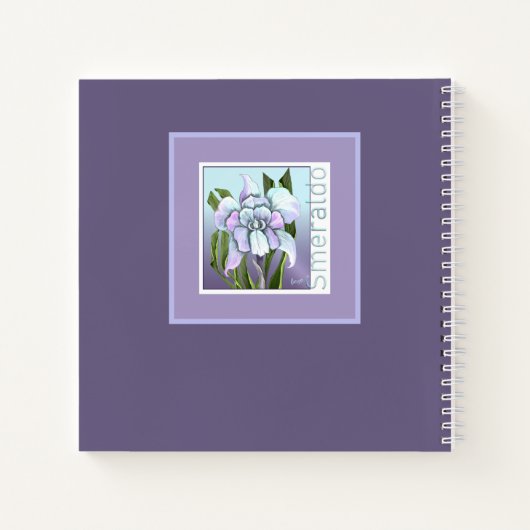 Smeraldo flower Carnet Notitieboek (Achterkant)