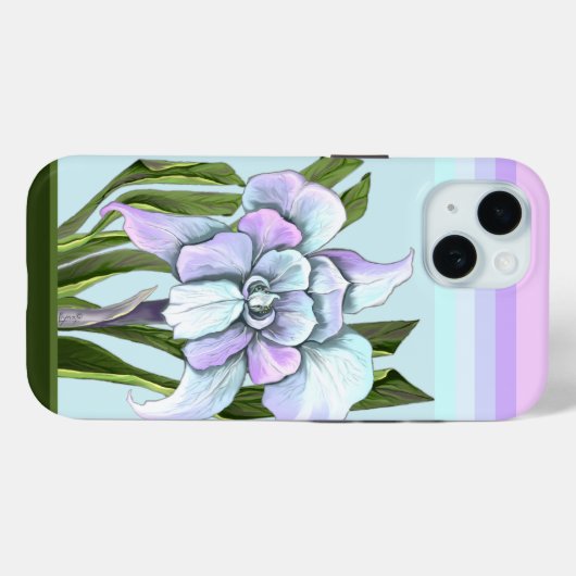 Smeraldo Flower Case-Mate iPhone Case (Achterkant (horizontaal))