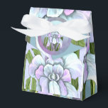 Smeraldo Flower Favor Box Bedankdoosjes<br><div class="desc">The FLOWER of my Paars world : the Mythical Smeraldo Flower (met zijn zeer specifieke bladeren..) Volgens een oude Italiaanse legende symboliseert deze denkbeeldige bloem een onbekende geheime liefde vanwege de angst om verworpen te worden. Het is het onderwerp van een liedje van mijn favoriete wereldwijde K-pop groep: ze gebruiken...</div>