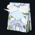 Smeraldo Flower Favor Box Bedankdoosjes<br><div class="desc">The FLOWER of my Paars world : the Mythical Smeraldo Flower (met zijn zeer specifieke bladeren..) Volgens een oude Italiaanse legende symboliseert deze denkbeeldige bloem een onbekende geheime liefde vanwege de angst om verworpen te worden. Het is het onderwerp van een liedje van mijn favoriete wereldwijde K-pop groep: ze gebruiken...</div>