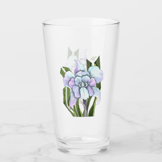 Smeraldo Flower Glas (Achterkant)