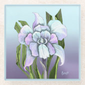 Smeraldo Flower Glazen Onderzetter (Voorkant)