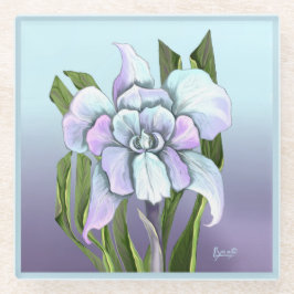 Smeraldo Flower Glazen Onderzetter