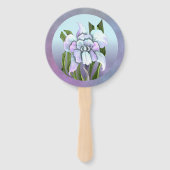 Smeraldo flower Hand Fan Handwaaier (Achterkant)