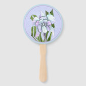 Smeraldo flower Hand Fan Handwaaier (Voorkant)