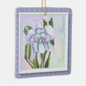 Smeraldo Flower Keramisch Ornament (Rechts)