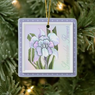 Smeraldo Flower Keramisch Ornament