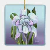 Smeraldo Flower Keramisch Ornament (Achterkant)