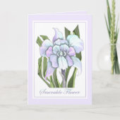 Smeraldo Flower-lege kaart (Voorkant)