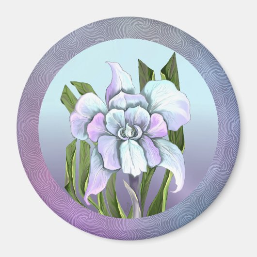 Smeraldo flower Magnet (Voorkant)