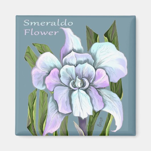 Smeraldo flower magnet (Voorkant)