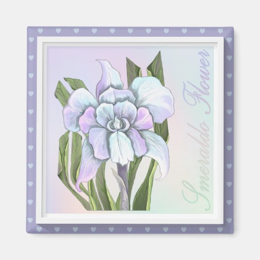 Smeraldo flower magnet (Voorkant)