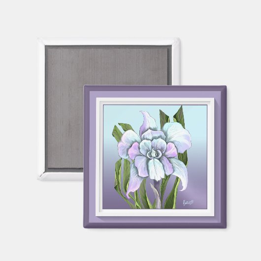 Smeraldo flower magnet (Voorkant / Achterkant)