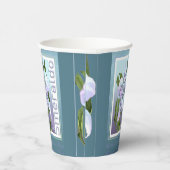 Smeraldo Flower Paper Cups Papieren Bekers (Rechts)