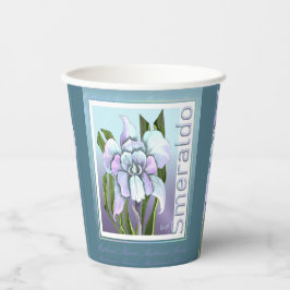 Smeraldo Flower Paper Cups Papieren Bekers