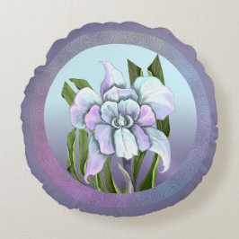 Smeraldo Flower Rond Kussen