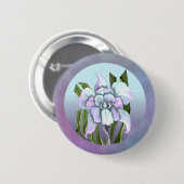 Smeraldo Flower Ronde Button 5,7 Cm (Voorkant /achterkant)