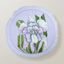Smeraldo Flower Round Pillow Rond Kussen