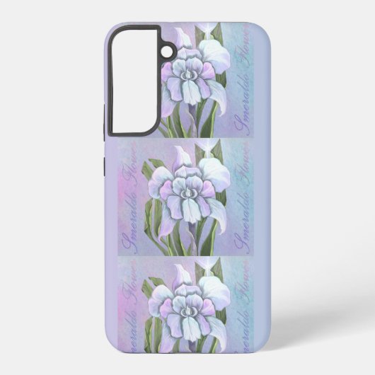 Smeraldo Flower Samsung Galaxy Hoesje (Achterkant)