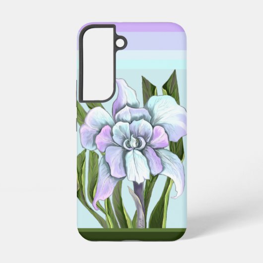 Smeraldo Flower Samsung Galaxy Hoesje (Achterkant)