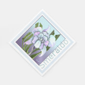 Smeraldo Flower Servet (Hoek)