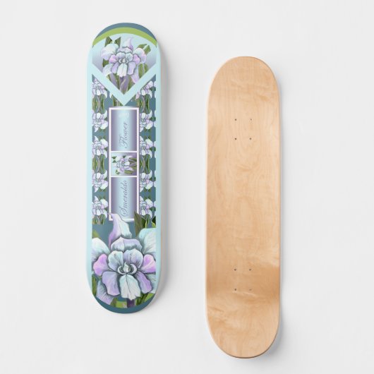 Smeraldo Flower Skateboard (Voorkant)